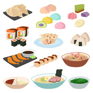 稻米食品物体漫画-稻米食品物体卡通图-摄图新视界